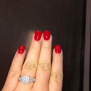 Wedding ring and band